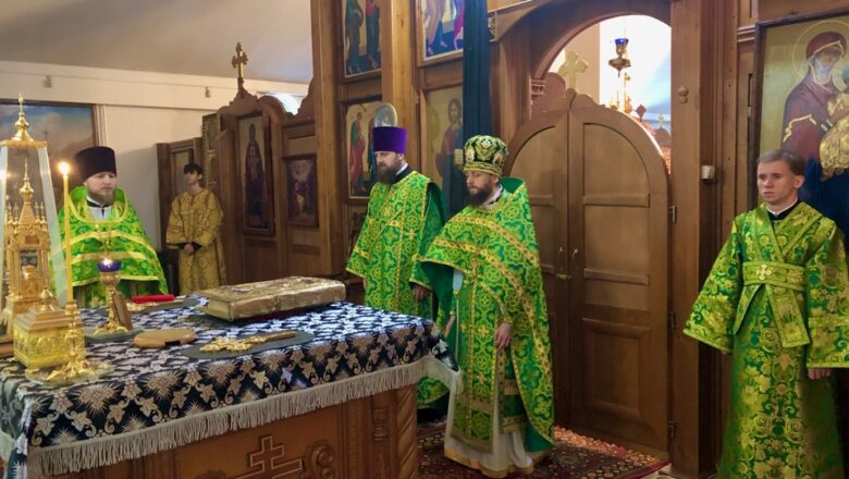 АРХИМАНДРИТ СЕРГИЙ (БРИЧ) СОВЕРШИЛ ЛИТУРГИЮ ПРЕЖДЕОСВЯЩЕННЫХ ДАРОВ В КОСМО-ДАМИАНОВСКОМ ХРАМЕ ЖЕНСКОГО МОНАСТЫРЯ В ЧЕСТЬ СВЯТОЙ ПРАВЕДНОЙ СОФИИ, КНЯГИНИ СЛУЦКОЙ В Г.СЛУЦКЕ