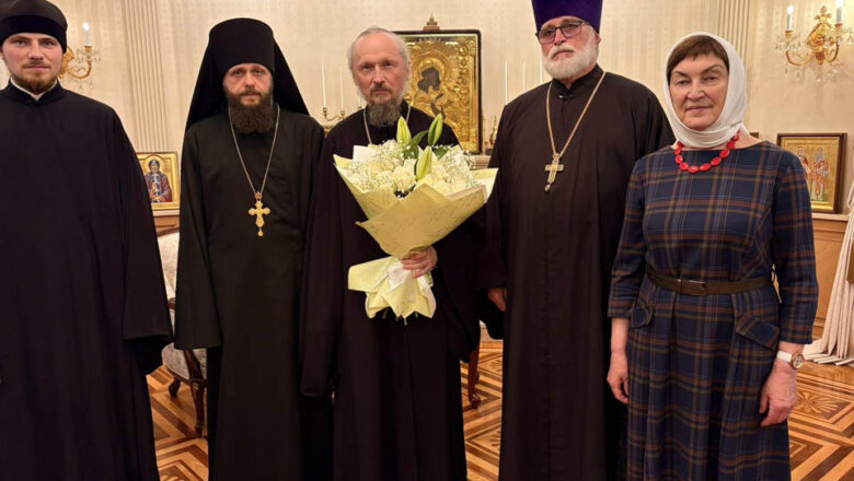 АРХИМАНДРИТ СЕРГИЙ (БРИЧ) И ПРОТОИЕРЕЙ ИГОРЬ КРУЧКО ОТ ЛИЦА ДУХОВЕНСТВА И ПАСТВЫ СЛУЦКОЙ ЕПАРХИИ ПОЗДРАВИЛИ МИТРОПОЛИТА ВЕНИАМИНА С ДНЁМ РОЖДЕНИЯ